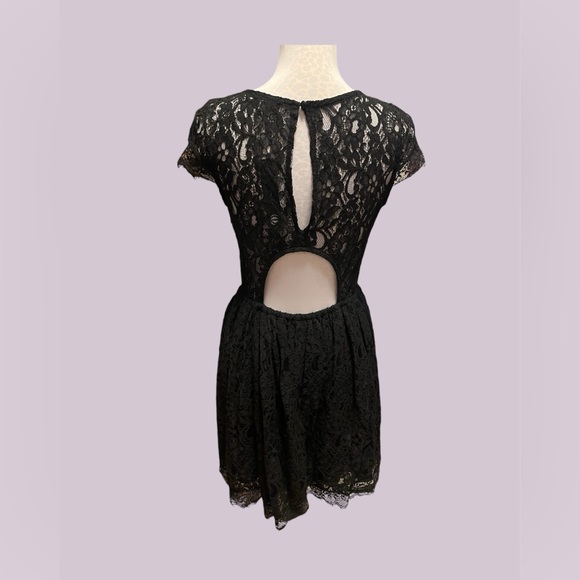 NWT As u wish lace little black dress - Picture 3 of 4